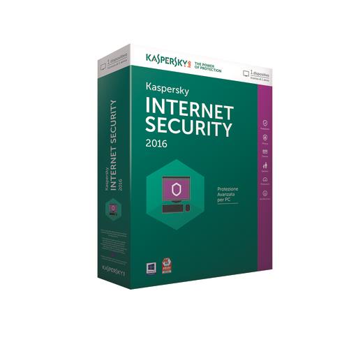 KASPERSKY Antivirus Kaspersky Security 2016 1 dispositivo 1 anno 